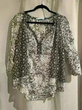 Women’s 3/4 Sleeve Maurices See Through Blouse